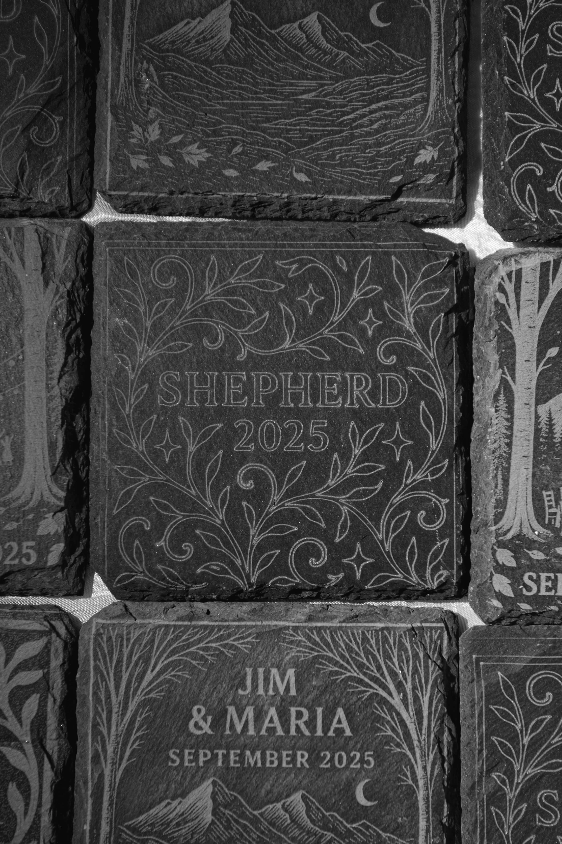 Engraved Coaster 4-Pack — photo 1